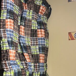 Colorful Plaid comforter